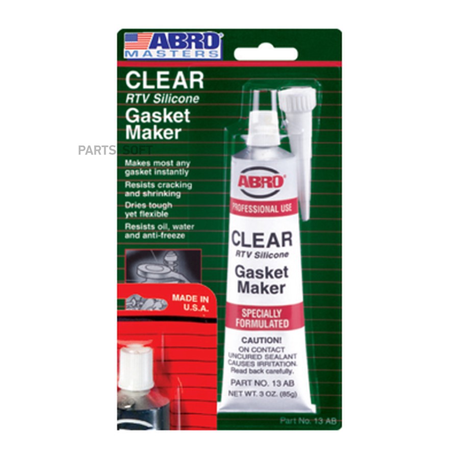 Герметик прокладка "ABRO" (42,5 г) (прозрачный) - ABRO None None